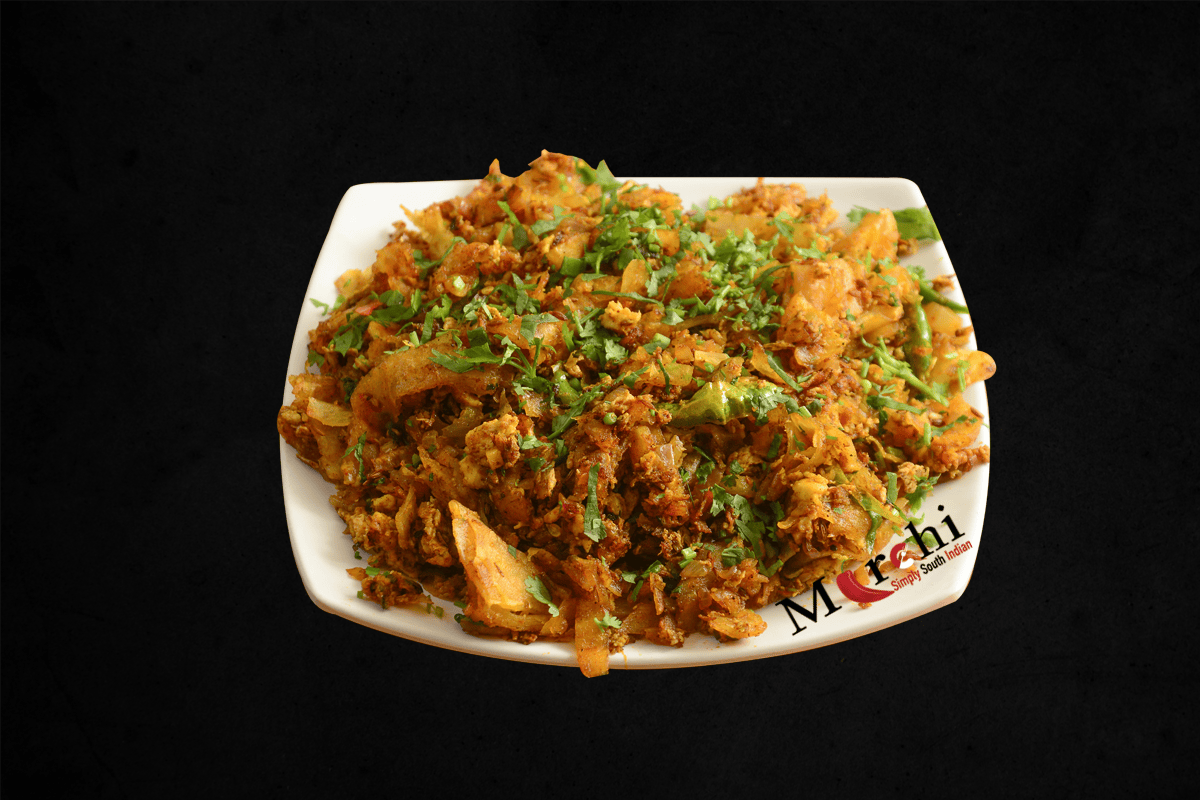 Crispy Chicken kothu paratha